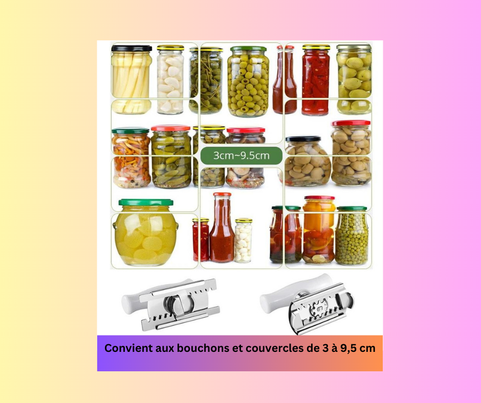 OUVRE-BOCAL MANUEL RÉGLABLE | OUVR’TOU™ | CUISINE