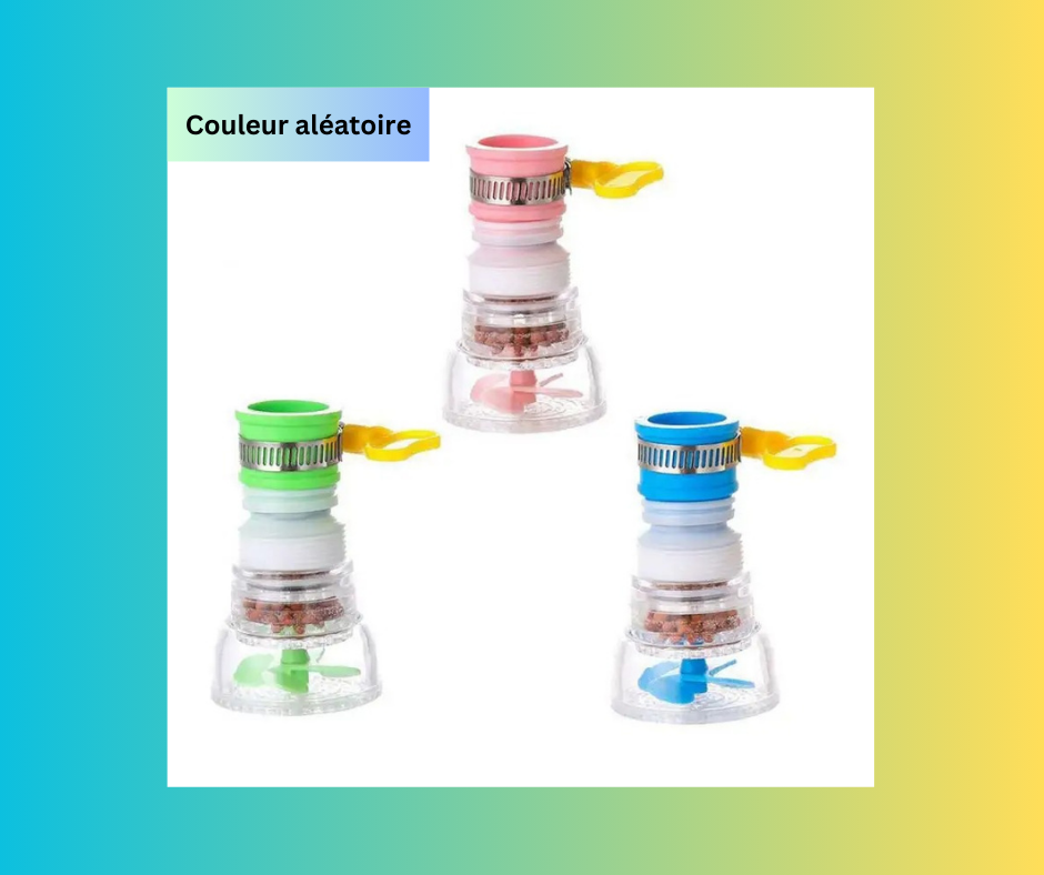 FILTRE DE ROBINET ANTI ÉCLABOUSSURE ROTATIF | FILTRO™ | CUISINE