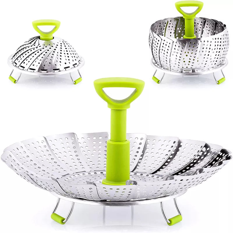 PANIER À VAPEUR PLIABLE | SANTÉ+™ | CUISINE