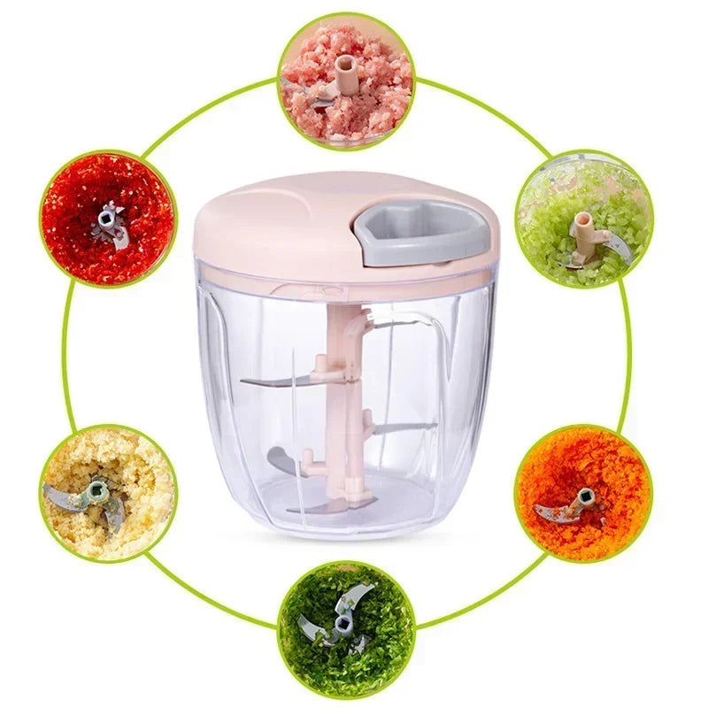 COUPE LEGUMES / FRUITS - MINI HACHOIR AIL / OIGNONS MANUEL
