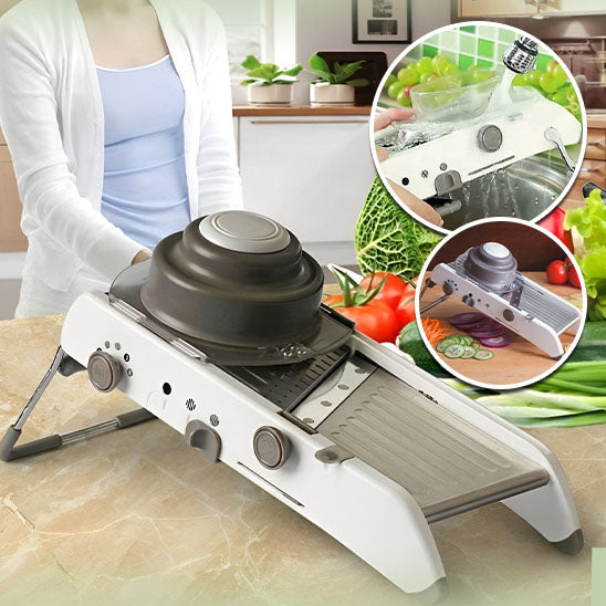 COUPE-LEGUMES, COUPE-FRUITS / MANDOLINE MULTIFONCTION 18 en 1