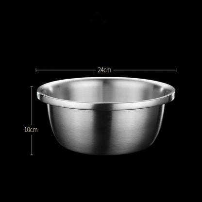 Passoire ronde en acier inoxydable - Tamis de lavage riz - fruits et légumes