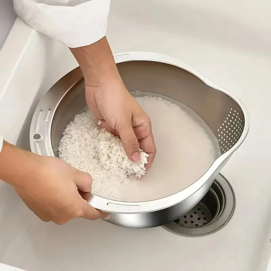 Passoire - Bol de lavage de Riz, fruits et légumes