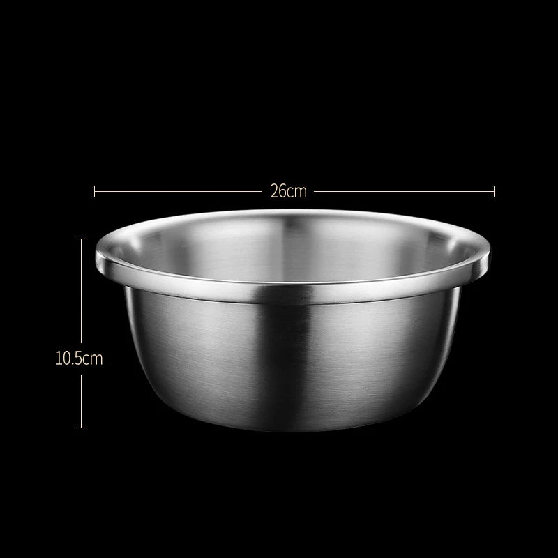 Passoire ronde en acier inoxydable - Tamis de lavage riz - fruits et légumes