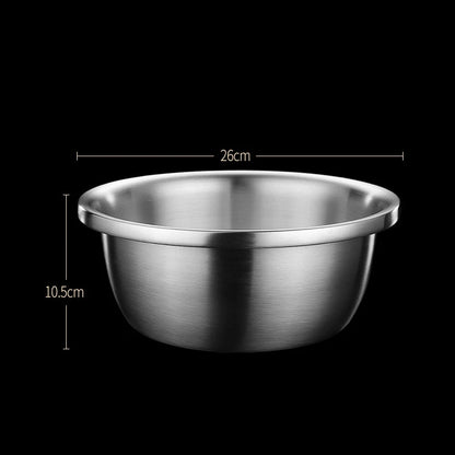 Passoire ronde en acier inoxydable - Tamis de lavage riz - fruits et légumes