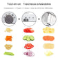 COUPE-LEGUMES, COUPE-FRUITS / MANDOLINE MULTIFONCTION 18 en 1