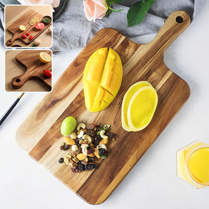 Planche à découper et de service en bois massif / bois d'acacia